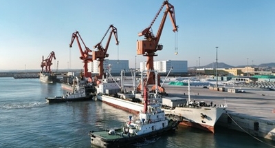 大连市庄河港满负荷运转迎“开门红”